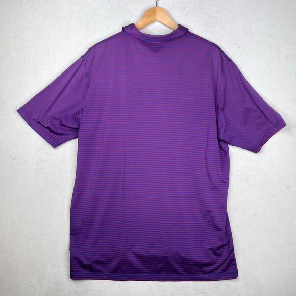 Peter Millar Summer Comfort performance golf polo in striped print men's size XL - Picture 5 of 8